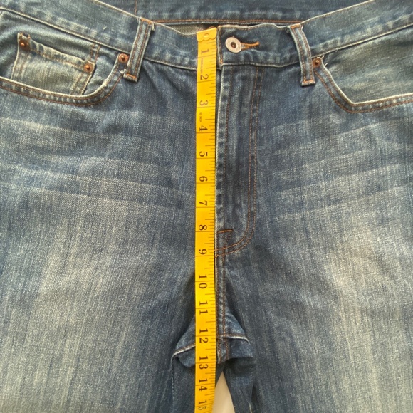 Lucky Brand Dungaress 181 Relaxed Straight Medium Wash Size 36x30 - Picture 14 of 15